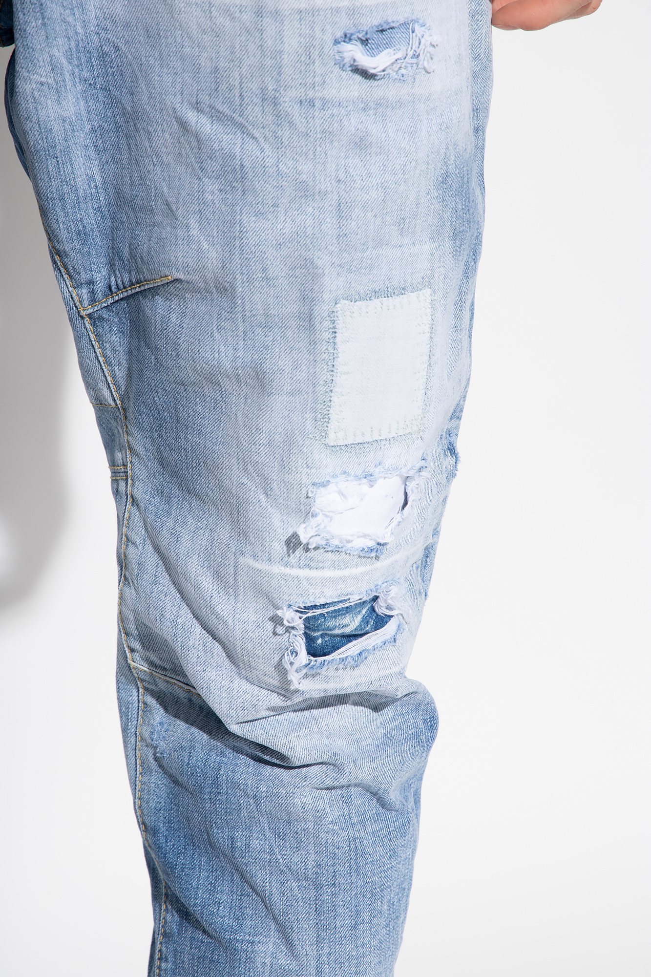Dsquared DSQUARED2 21SS ZIP DARK WASH SKATER JEAN JEANS
